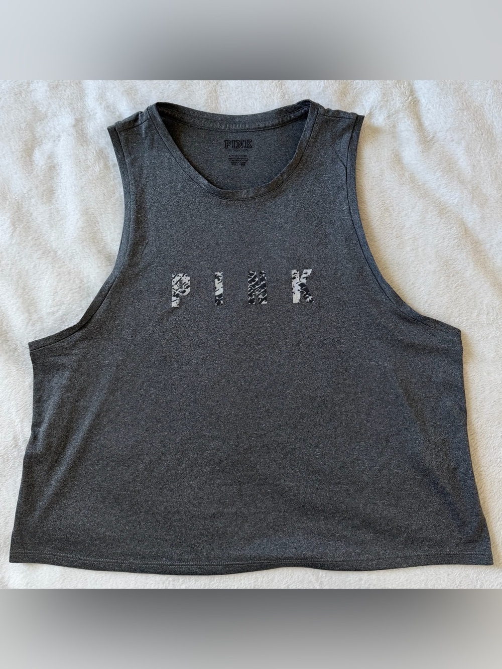 PINK Victoria’s Secret | Logo Cropped Tank Top | Athleisure